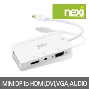 NEXI  올인원 컨버터 미니 DP TO DVI HDMI RGB NX298