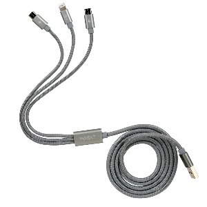 NEXT-1573LMM Micro 5pin 2포트 &amp; 라이트닝 8pin 3 in 1 USB 충전케이블