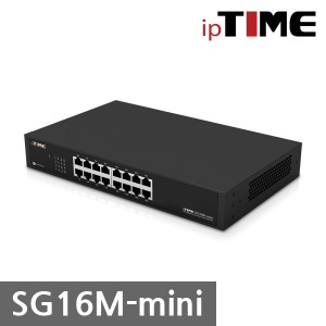 아이피타임 SG16M-mini 기가비트 16포트 스위칭 허브