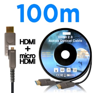 NEXT-3100HAOC-M HDMI 2.0 AOC 하이브리드 광케이블 100M