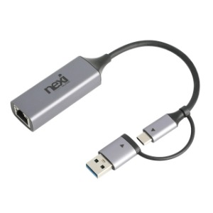 넥시 NEXI USB3.1 Type-C &amp; USB3.0 기가비트 랜카드 NX-U3130GL (NX1273)
