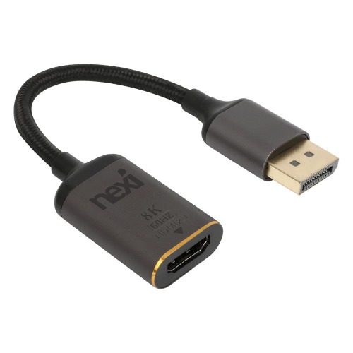 넥시 DP 1.4 to HDMI 2.1 8K 컨버터 케이블 젠더 NX1337
